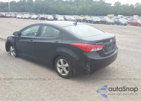 2012 Hyundai Elantra Gls/Limited from USA, damaged, VIN KMHDH4AE5CU361860